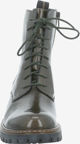 JOSEF SEIBEL Lace-Up Ankle Boots 'Marta' in Green
