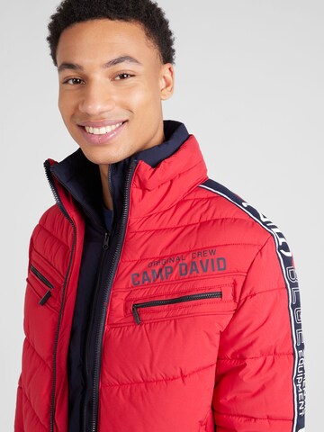 CAMP DAVID Winterjas in Rood