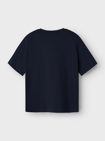 NAME IT Shirt 'NKMMus Minecraft' in Blauw