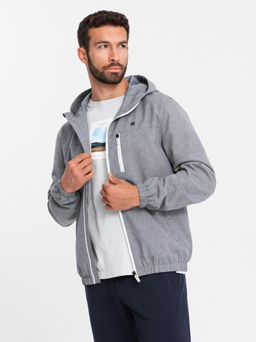 Veste mi-saison 'OM-JANP-0136' Ombre en gris