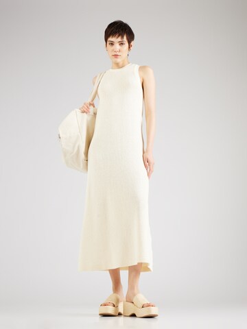 DRYKORN Knit dress 'ELSANNE' in Beige