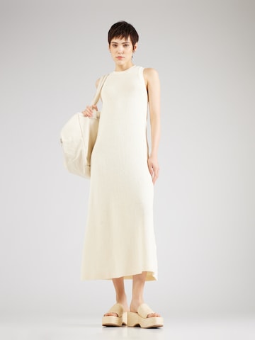 DRYKORN Knitted dress 'ELSANNE' in Beige