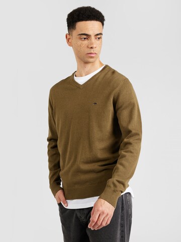 Pull-over FYNCH-HATTON en vert : devant