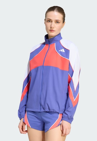 ADIDAS PERFORMANCE Trainingsjacke 'Adizero Archive' in Blau: Vorderseite