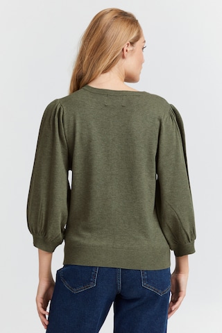 PULZ Jeans Knit Cardigan in Green