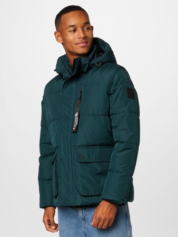 TOM TAILOR Between-season jacket in Green: front