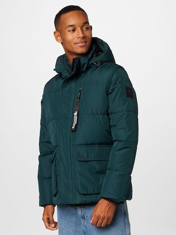 TOM TAILOR Between-Season Jacket in Green: front