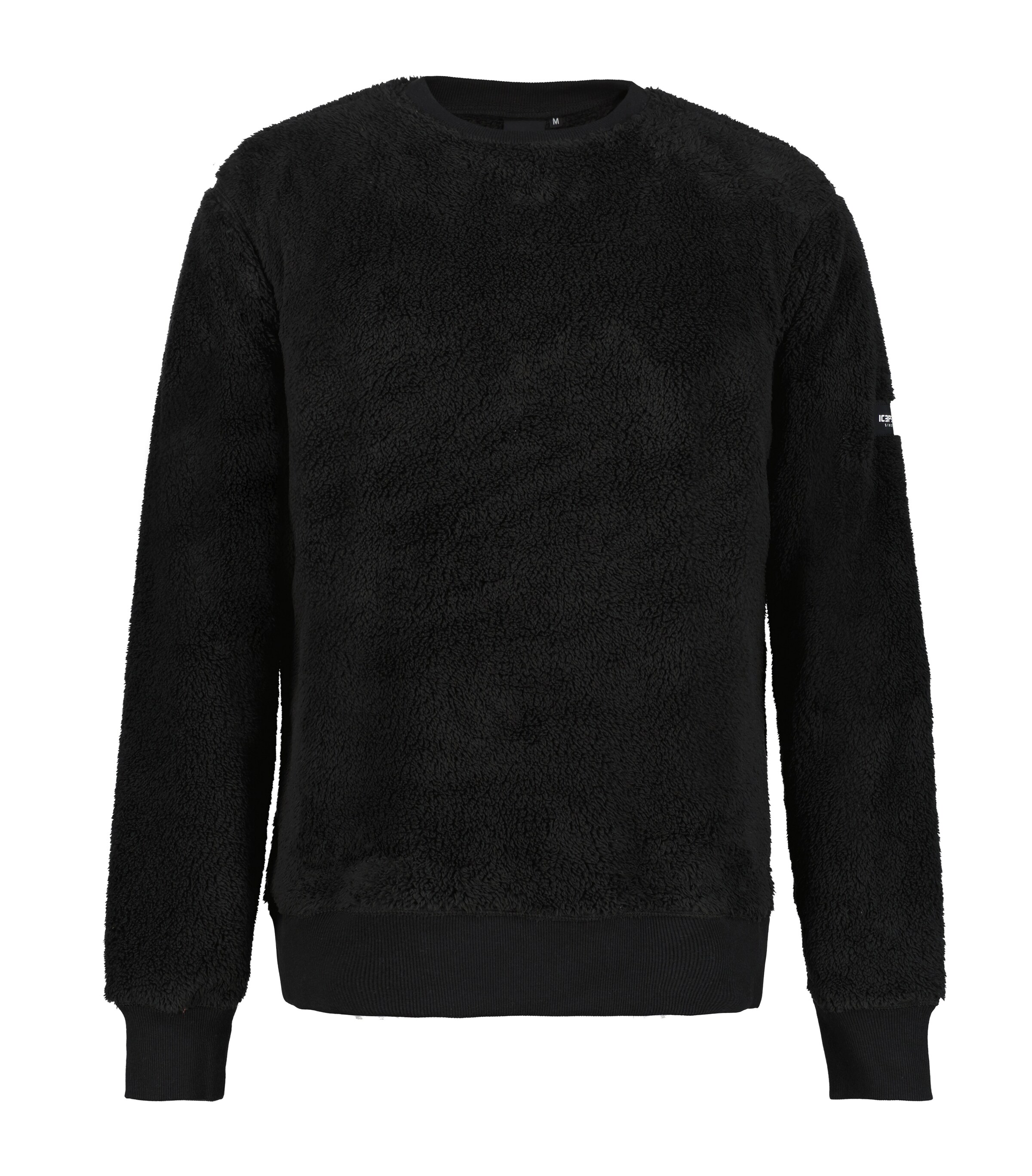 ICEPEAK Sportpullover  'Chilton' in Schwarz: Vorderseite