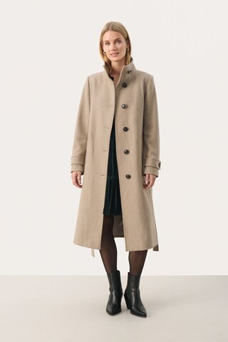 Manteau mi-saison 'Lihanna' Part Two en beige