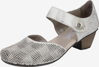 Rieker Pumps in beige / silber, Produktansicht