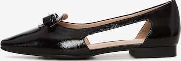 Ballerines CESARE GASPARI en noir : devant