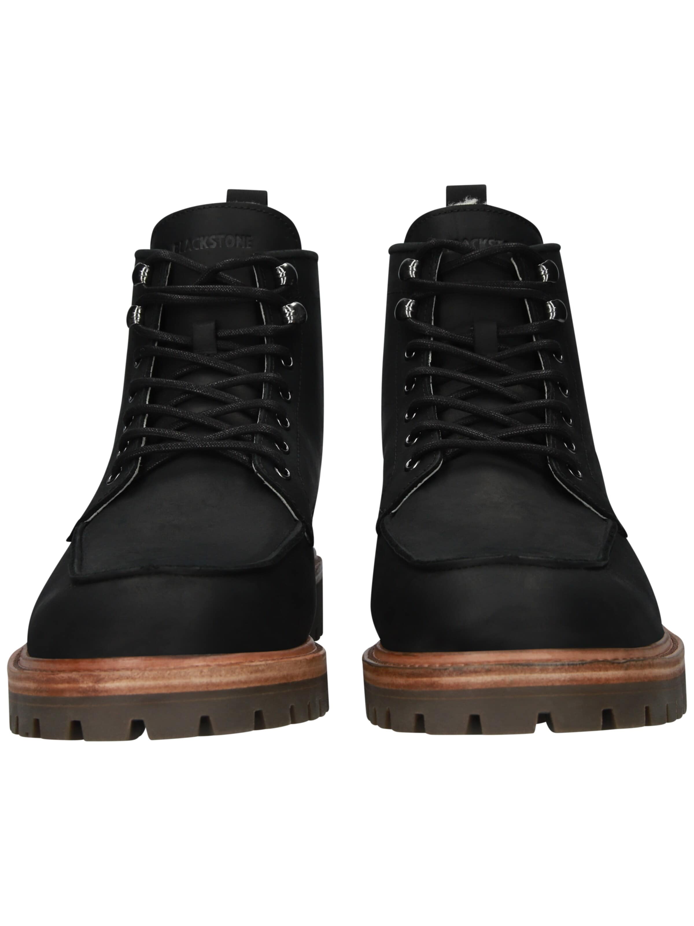 BLACKSTONE Lace-up boots 'GASTOWN REDFORD' in Black