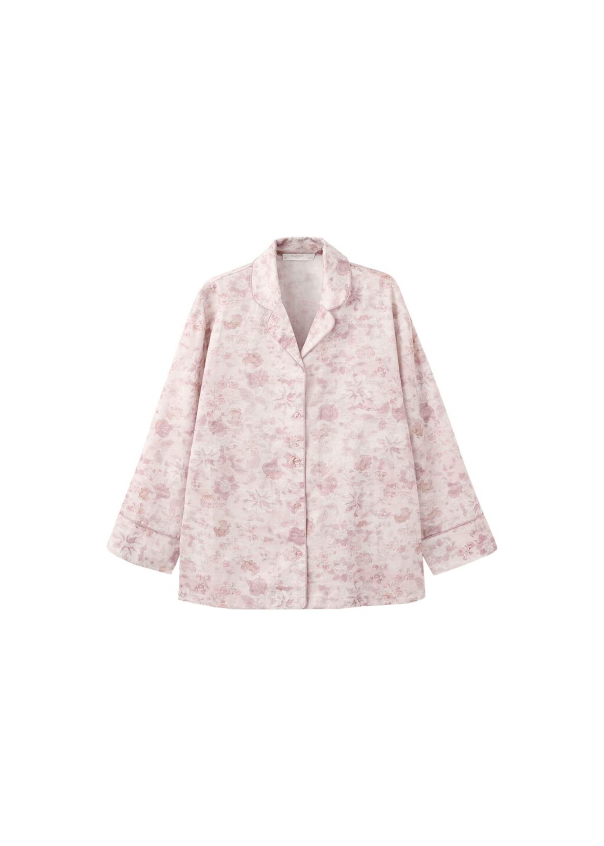MANGO Schlafshirt 'Pelic' in Pink: Vorderseite