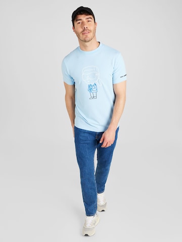 T-Shirt Karl Lagerfeld en bleu