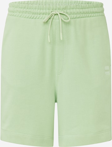 BOSS Orange Regular Shorts 'Sewalk' in Grün: predná strana