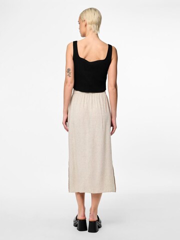 PIECES Skirt 'PIA' in Beige
