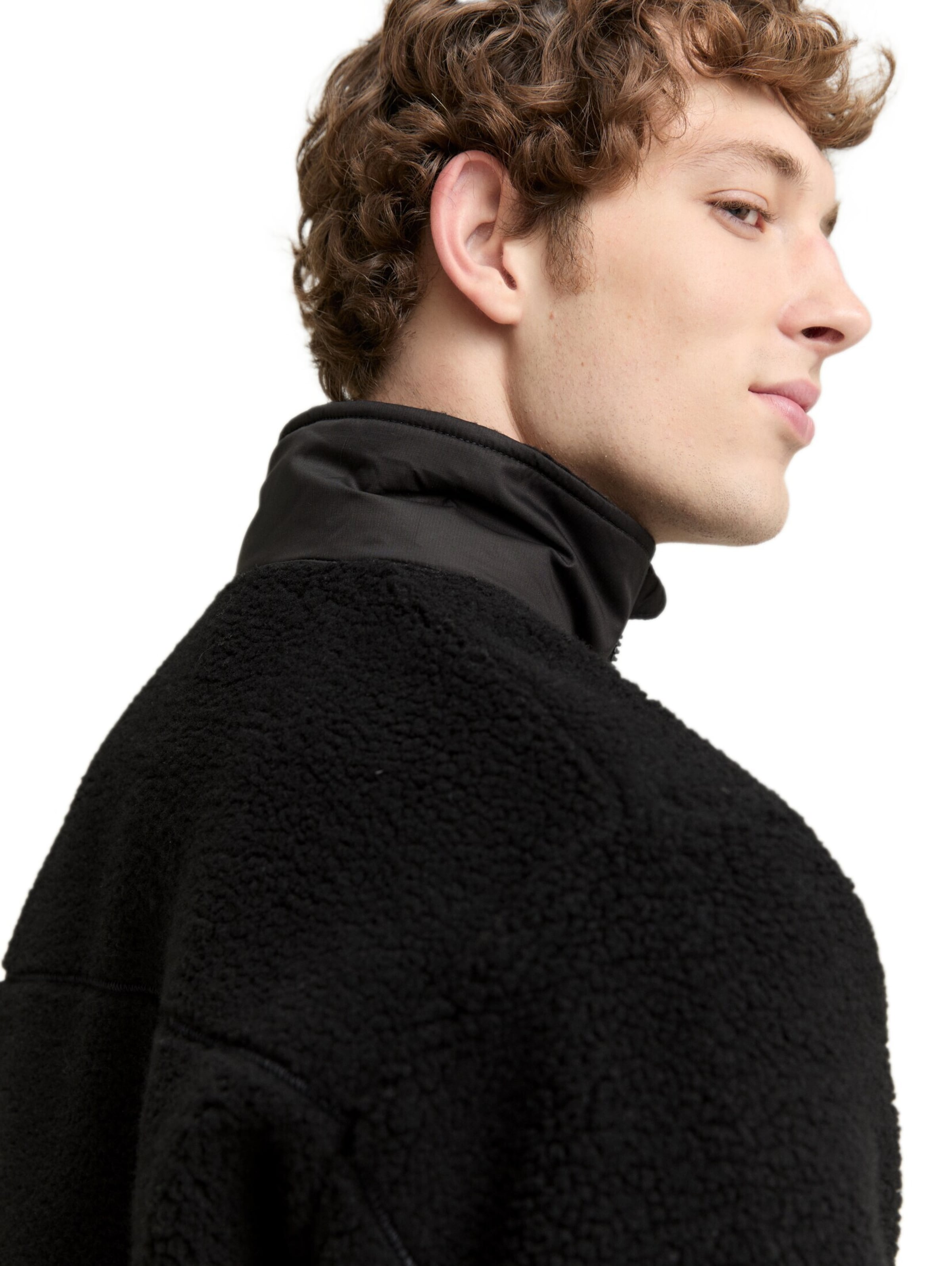 TOM TAILOR DENIM Between-Season Jacket in Black