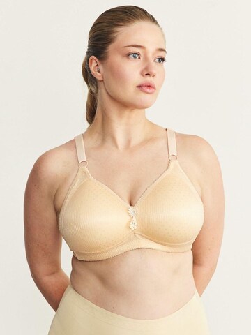 Bustier Soutien-gorge C&City en beige : devant