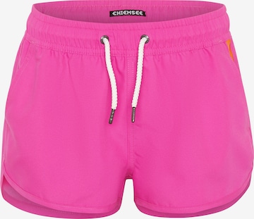 CHIEMSEE Board Shorts in Pink: front