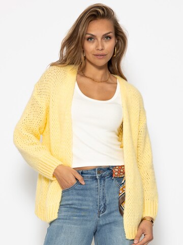 SASSYCLASSY Oversizestrickjacke‌‌‌‌‌‌ in Gelb