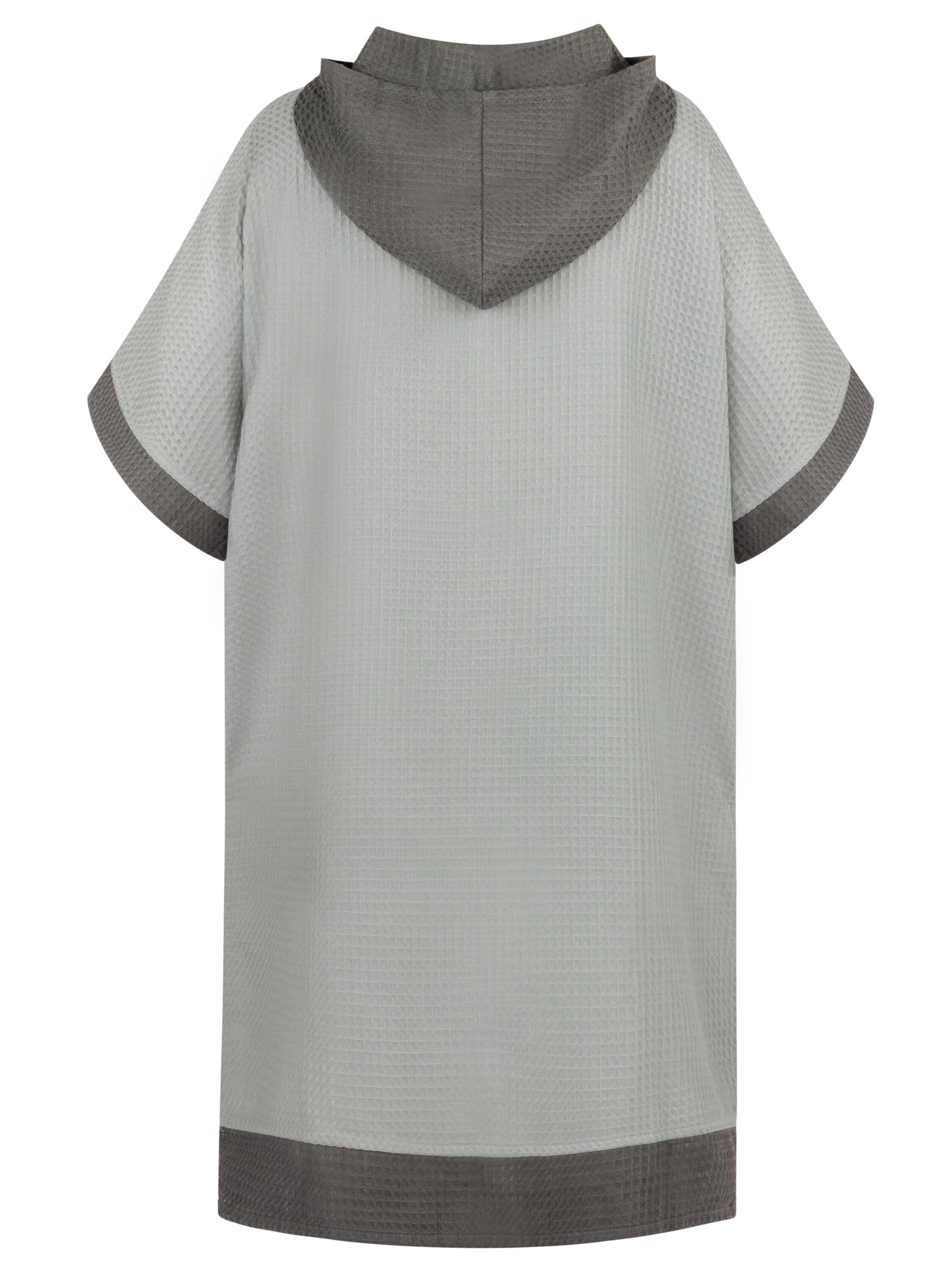 Peignoir long normani en gris