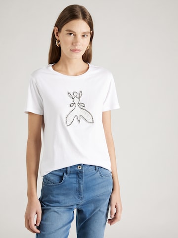 PATRIZIA PEPE T-shirt i vit: framsida