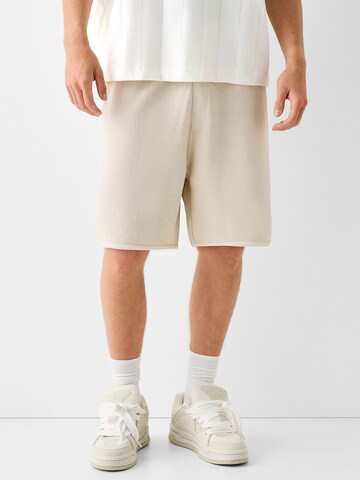 Bershka Loose fit Pants in Beige