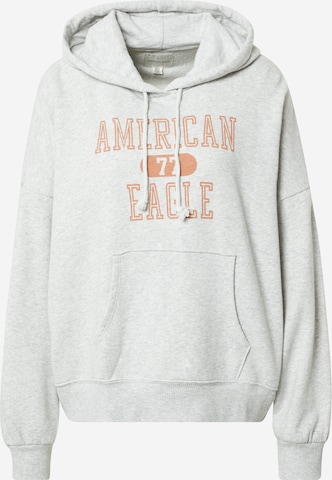 American Eagle Sweatshirt i grå: framsida