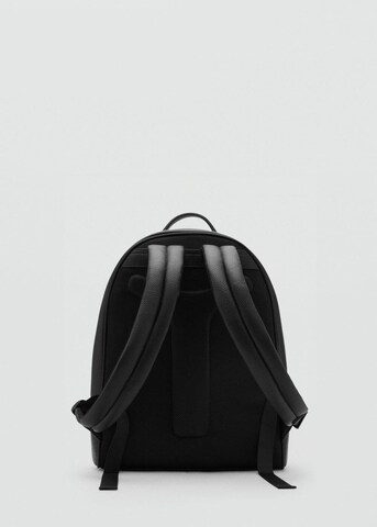 MANGO MAN Rucksack 'Camden' in Schwarz