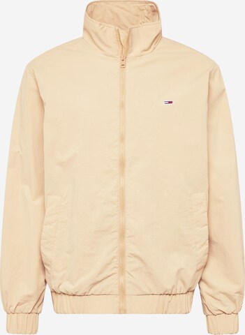 Tommy Jeans Tussenjas in Beige: voorkant