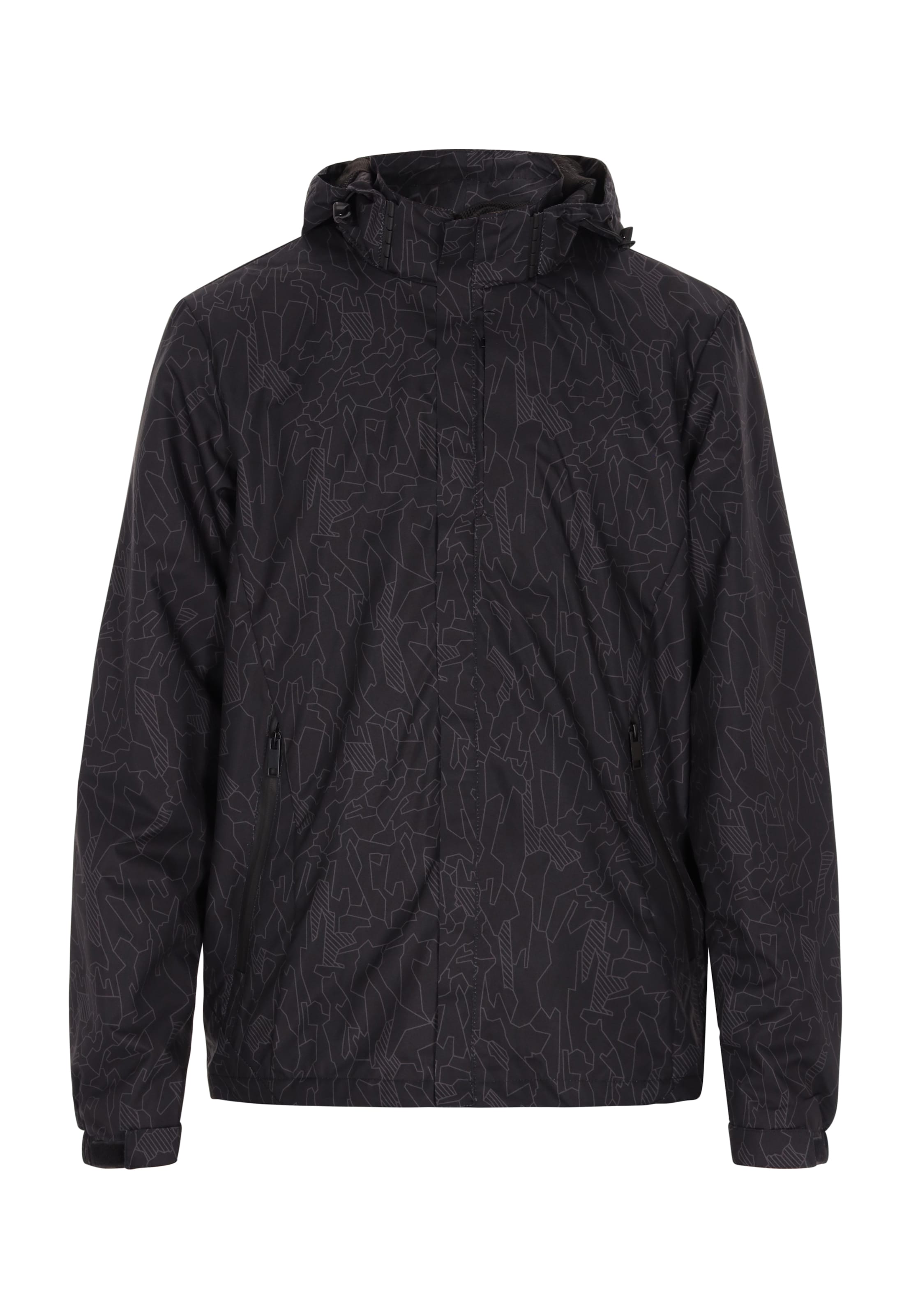 COSIMON Tussenjas in Zwart: voorkant