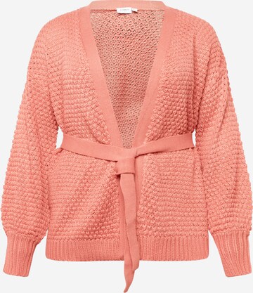 Cardigan EVOKED en rose : devant