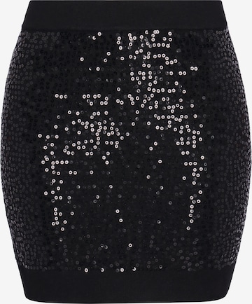 Jupe faina en noir : devant