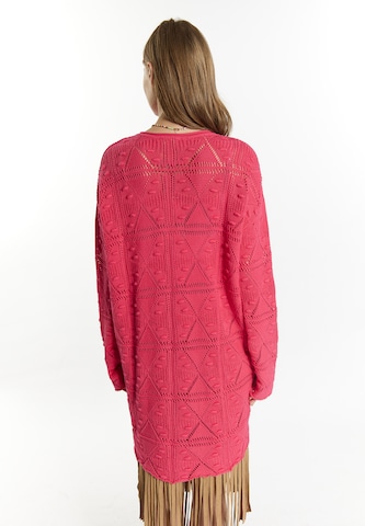 Cardigan 'Lomasi' IZIA en rose