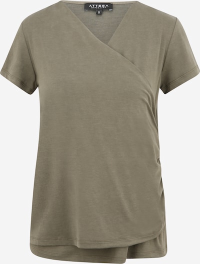 Attesa T-shirt 'INCROCIATA' en kaki, Vue avec produit