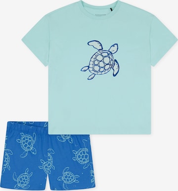 SCHIESSER - Pijama ' Nightwear ' en azul: frente