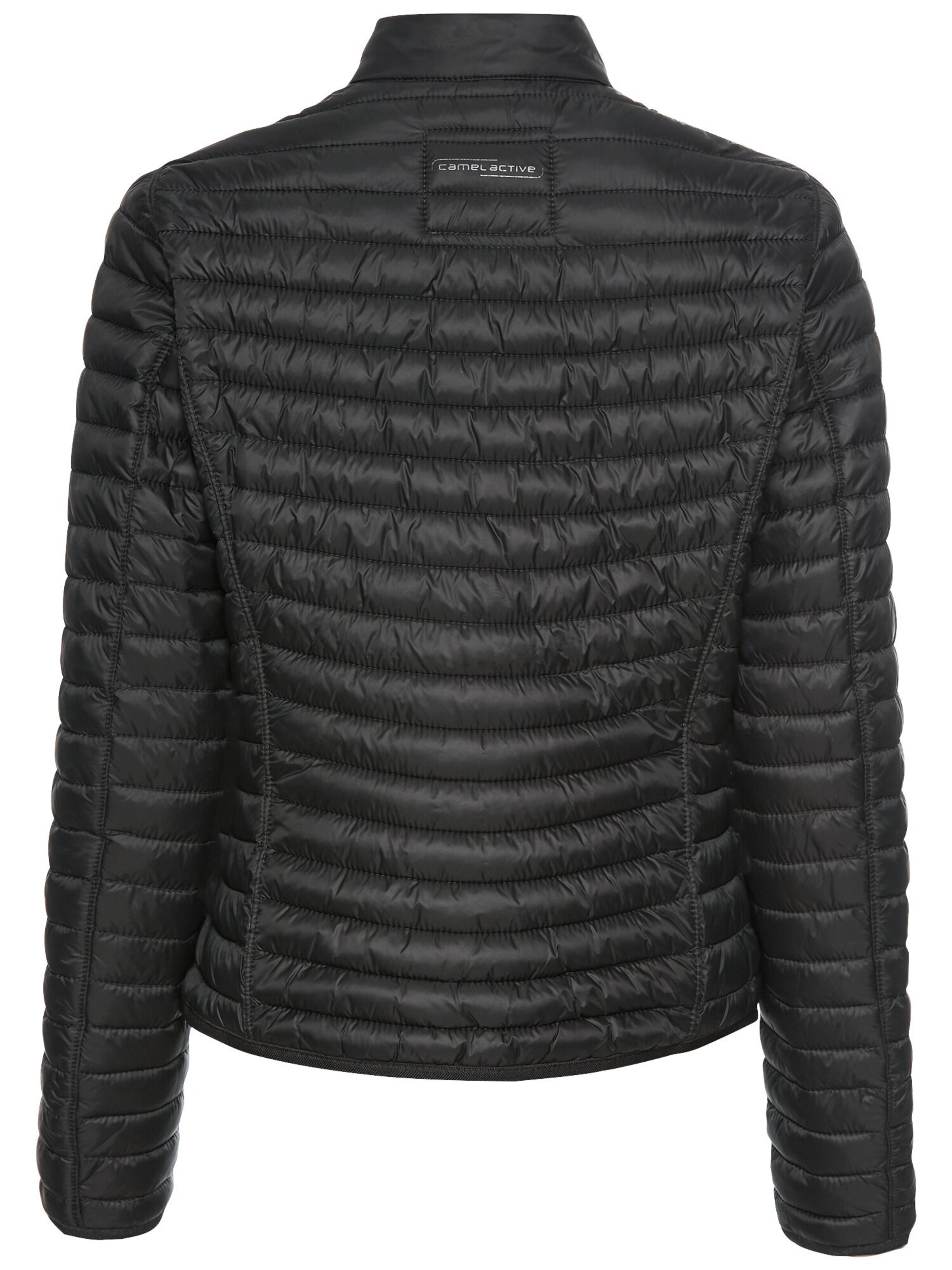 CAMEL ACTIVE Leichte Steppjacke aus recyceltem Polyamid in Schwarz