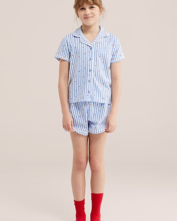 WE Fashion Пижама в Синий