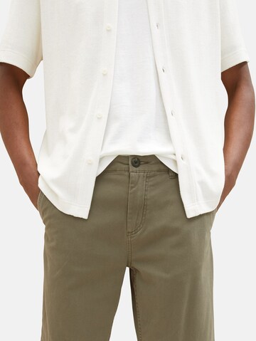 TOM TAILOR Regular Chino Pants in Green