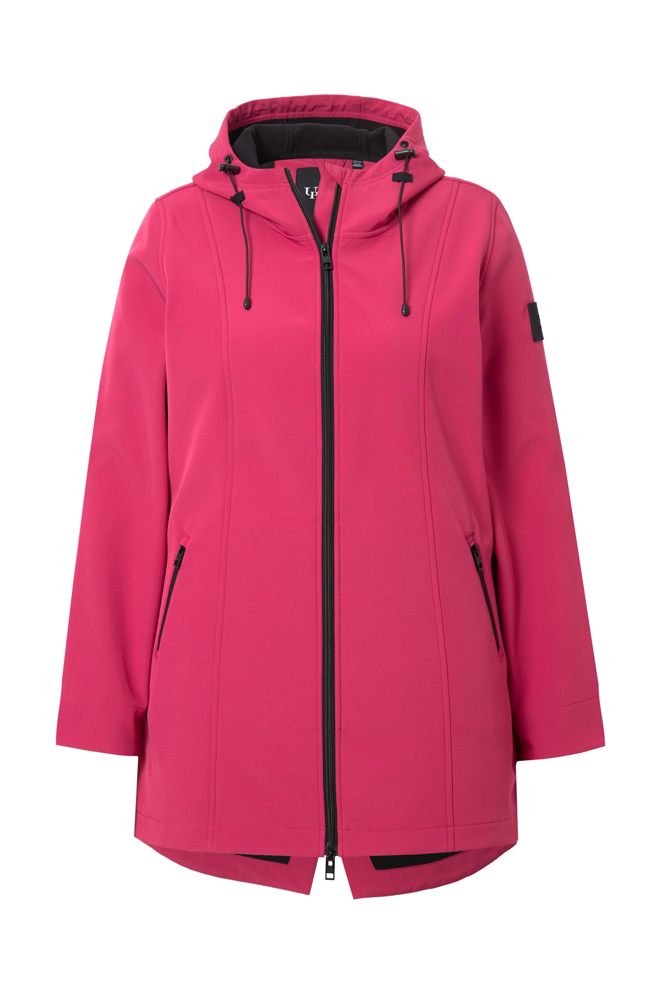 Ulla Popken Performance Jacket in Pink: front
