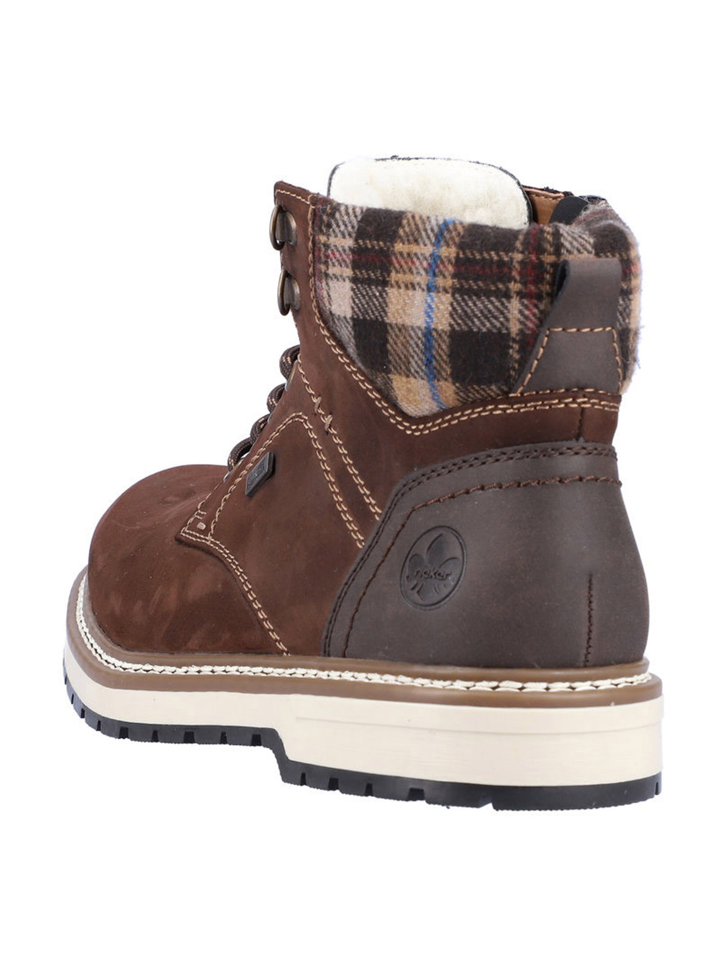 Bottines à lacets Rieker en marron