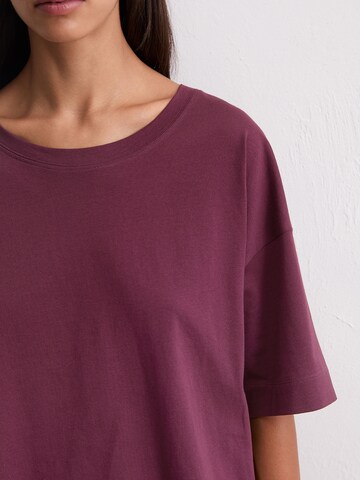 Marc O'Polo Oversized shirt ' Mix N Match Cotton ' in Red