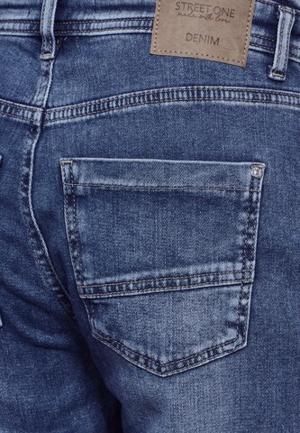 STREET ONE Tapered Jeans in Blau