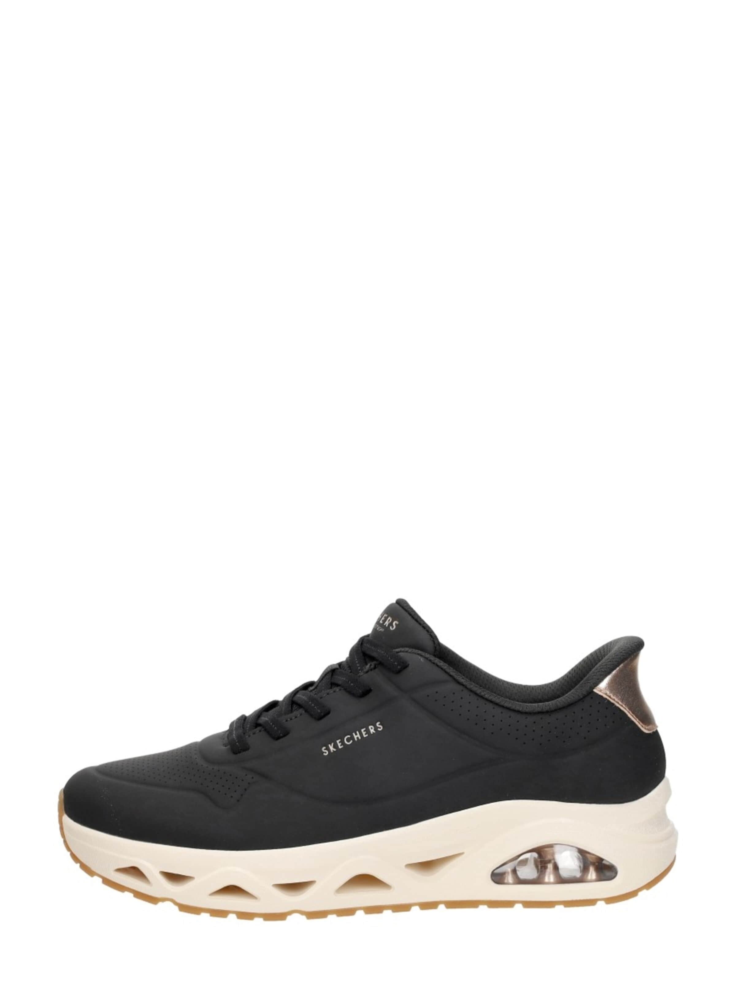 SKECHERS Sneakers laag 'Slip-Ins: Uno Glide Step - Glide On Air' in Zwart: voorkant