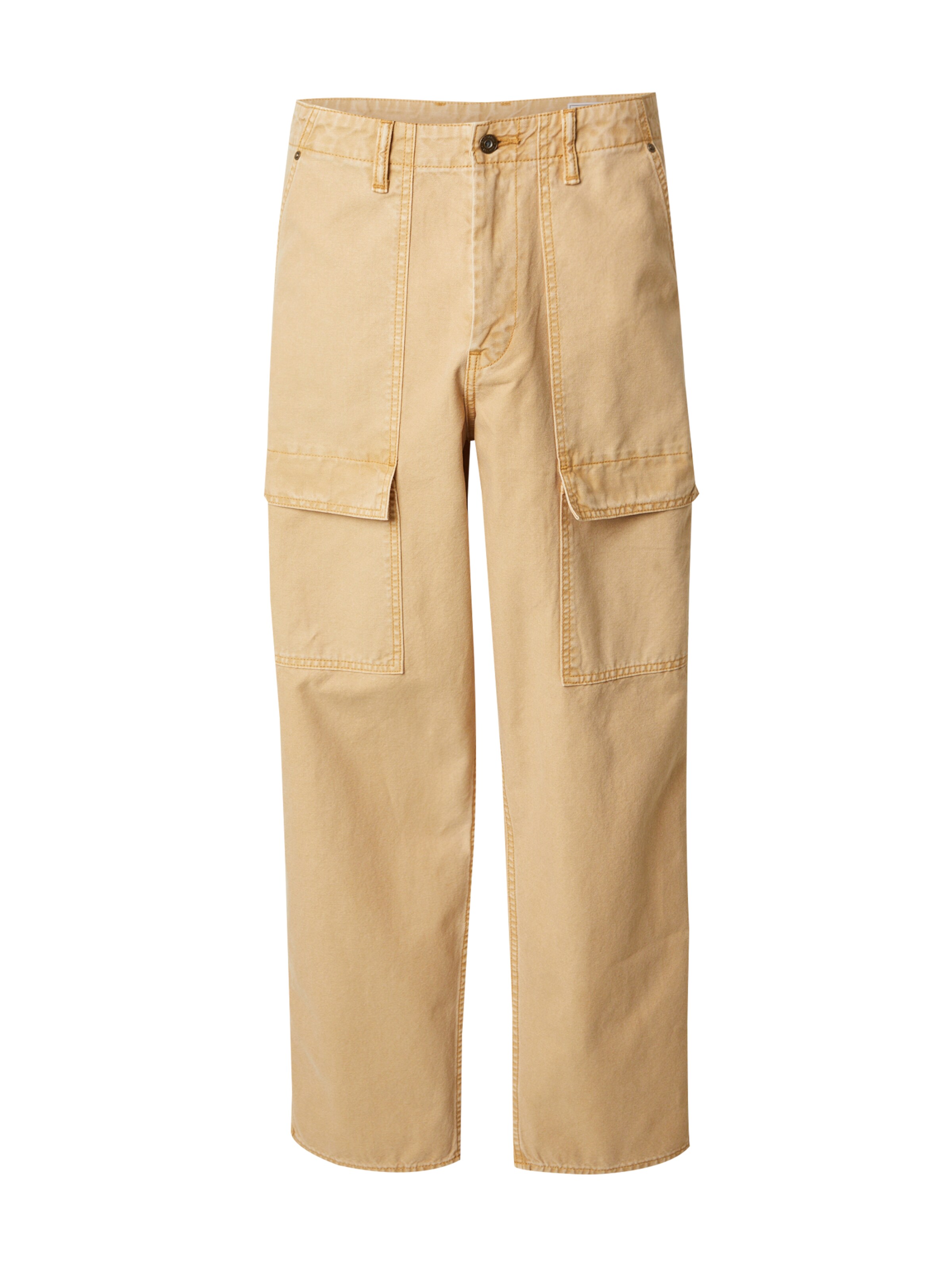 GAP Baggy Džíny s kapsami – béžová: přední strana