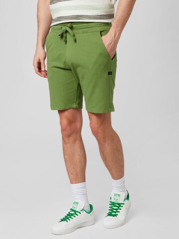 BLEND Normální Kalhoty – zelená: přední strana
