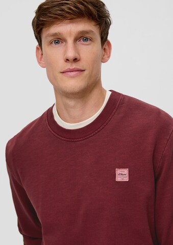 s.Oliver Sweatshirt in Rot