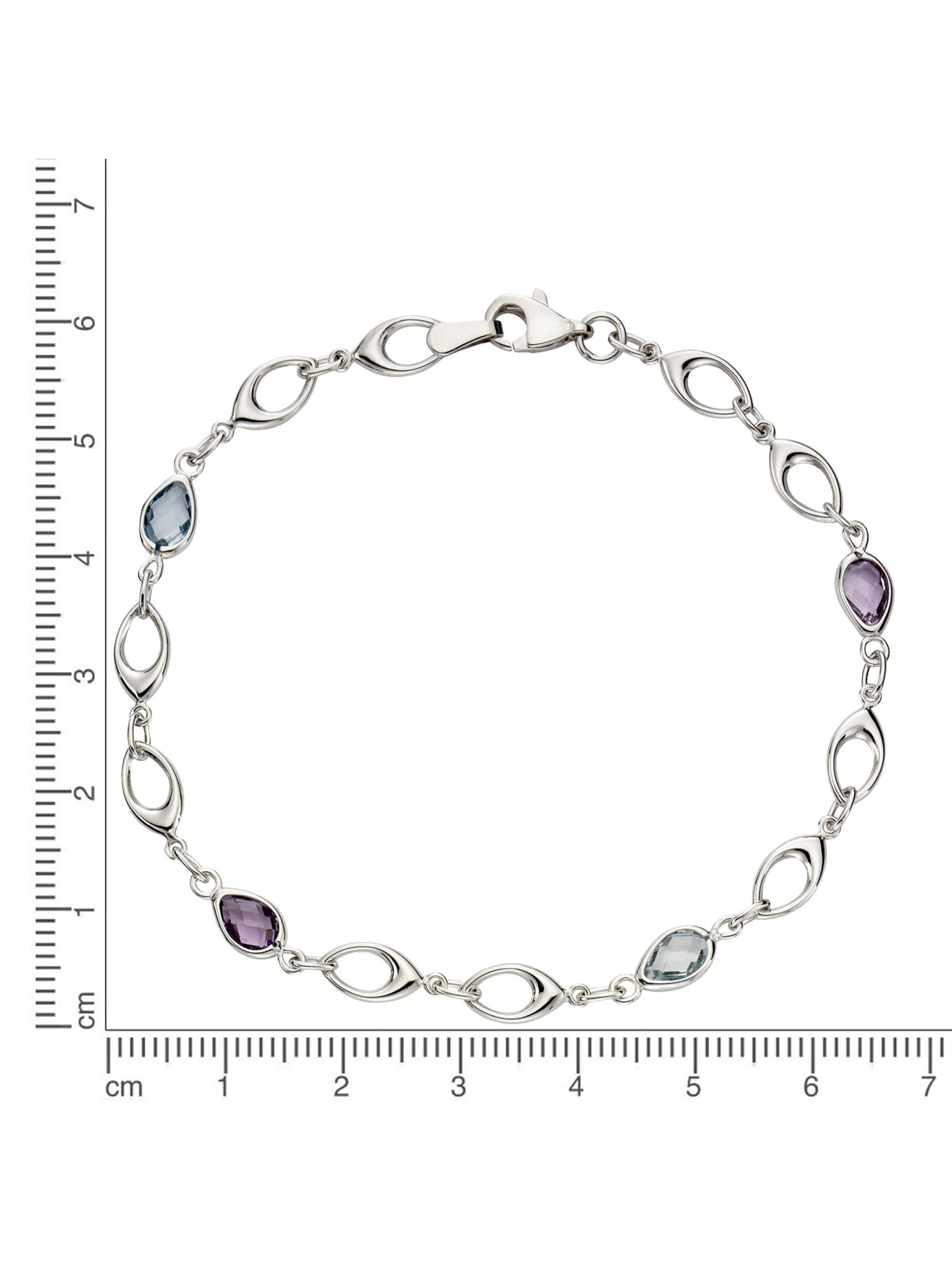 Bracelet Fascination by Ellen K. en argent : devant