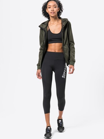 Superdry Skinny Workout Pants in Black