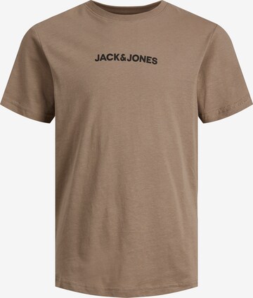 Jack & Jones Junior Shirt 'You' in Brown: front